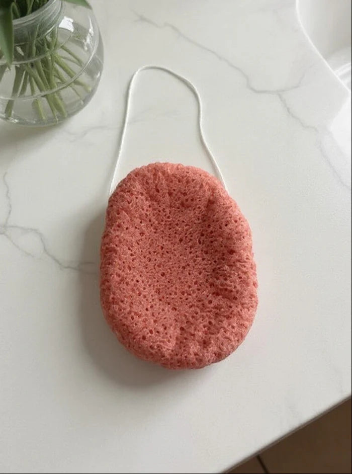 Selenys™ Éponge Konjac à l'argile rose