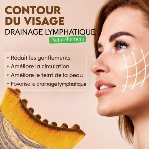 Brosse de massage lymphatique